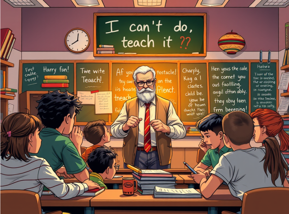 “If You Can’t Do It, Teach It”